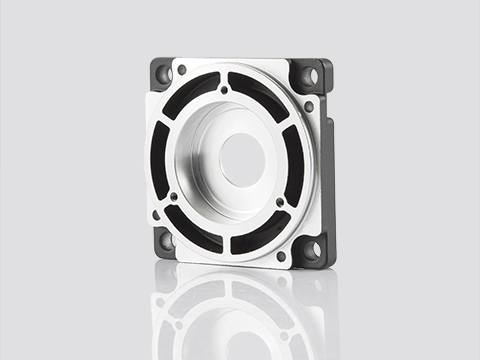 CNC精加工伺服電機鋁端蓋 外徑60mm正方形高強度耐